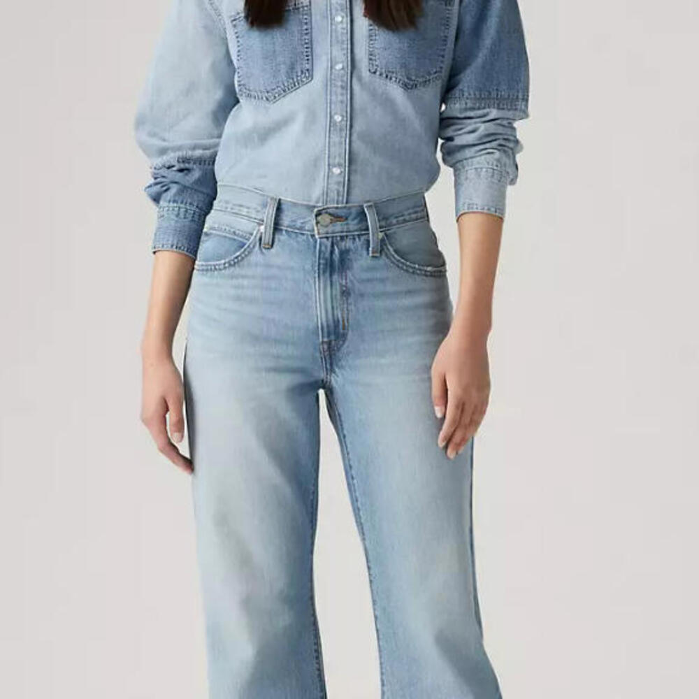 NWT $79.50 Levi's Women's '94 Baggy Wide Leg Hipster Jeans 100% Cotton  25x31